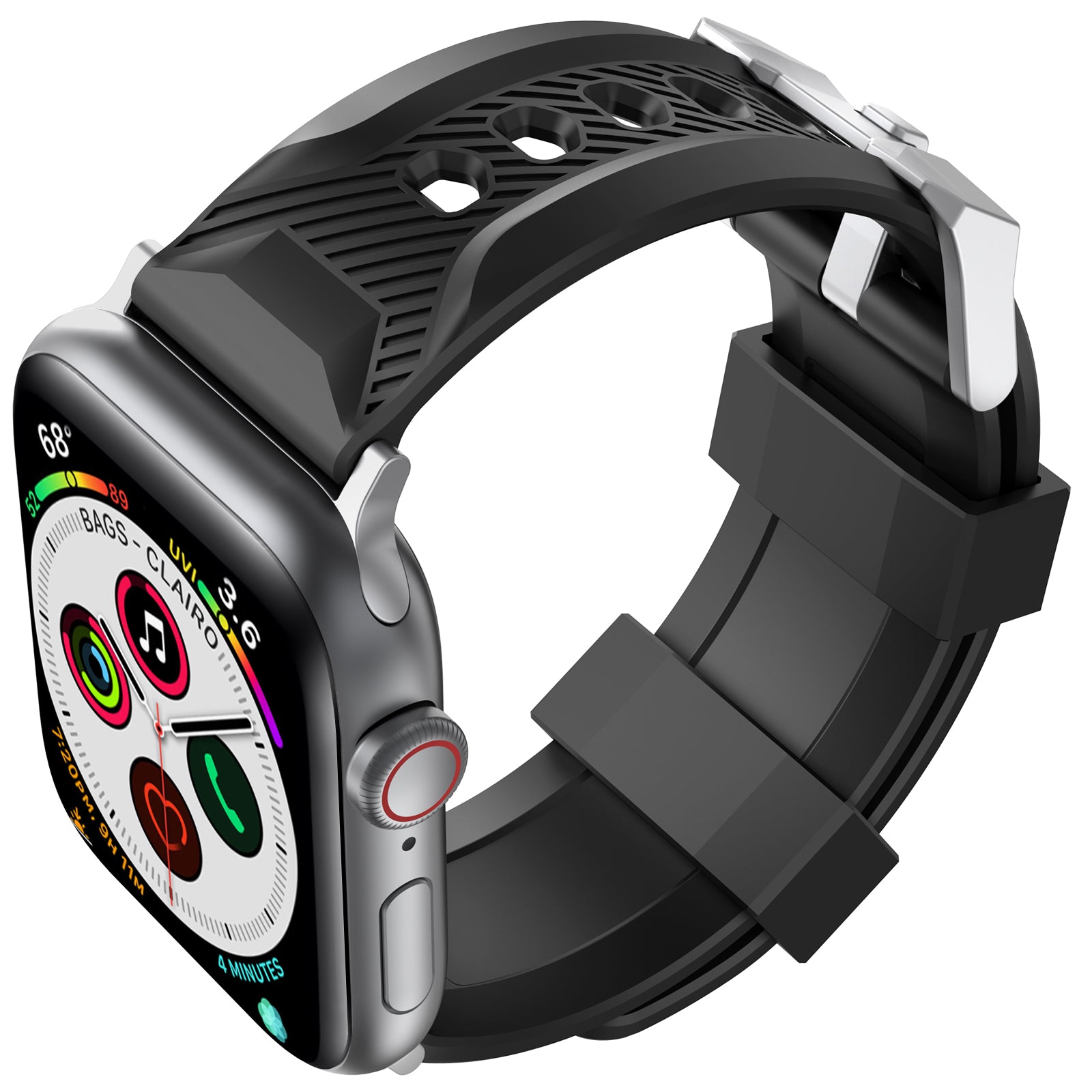 AHASTYLE WA10 for Apple Watch Series 9 8 7 41mm 6 5 4 SE SE (2022) SE (2023) 40mm Series 3 2 1 38mm Watch Band Textured Silicone Strap AHASTYLE WA10 for Apple Watch Series 9 8 7 41mm 6 5 4 SE SE (2022) SE (2023) 40mm Series 3 2 1 38mm Watch Band Textured Silicone Strap